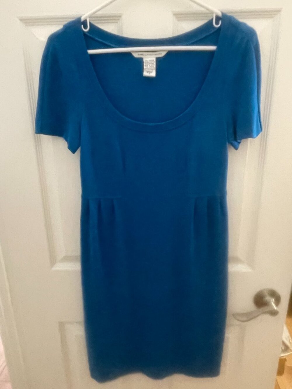 Diane Von Furstenberg Blue Dress Size 4